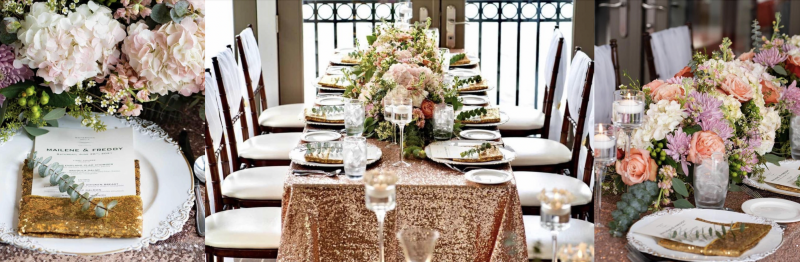 wedding table scapes